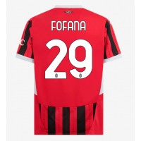 Maglia Calcio AC Milan Youssouf Fofana #29 Prima Divisa 2024-25 Manica Corta